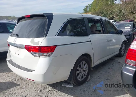 2017 Honda Odyssey Ex-L from USA, damaged, VIN 5FNRL5H61HB007783